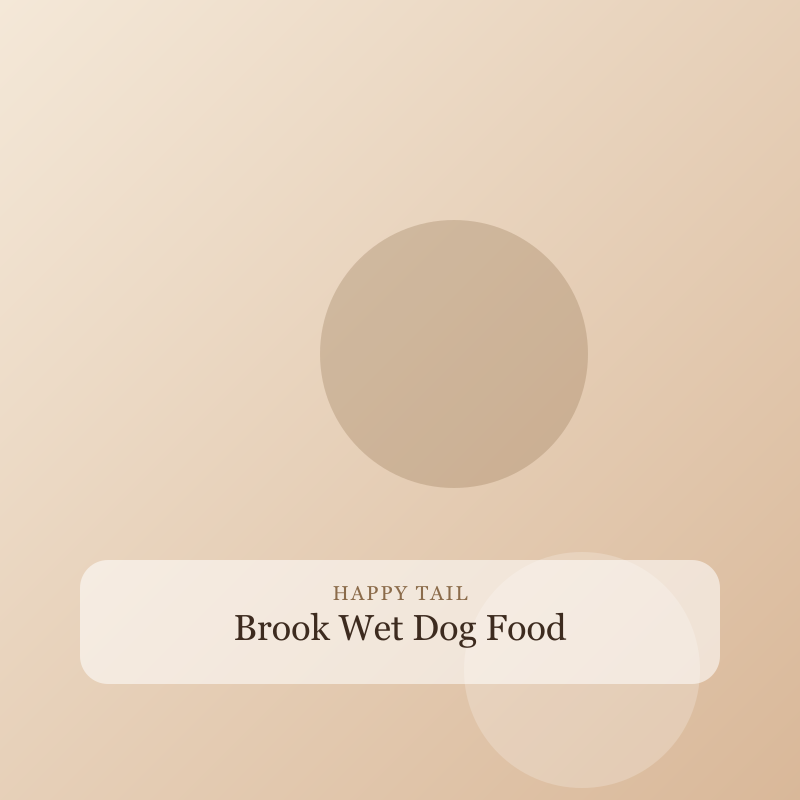 Brook Wet Dog Food, Turkey stew in gravy