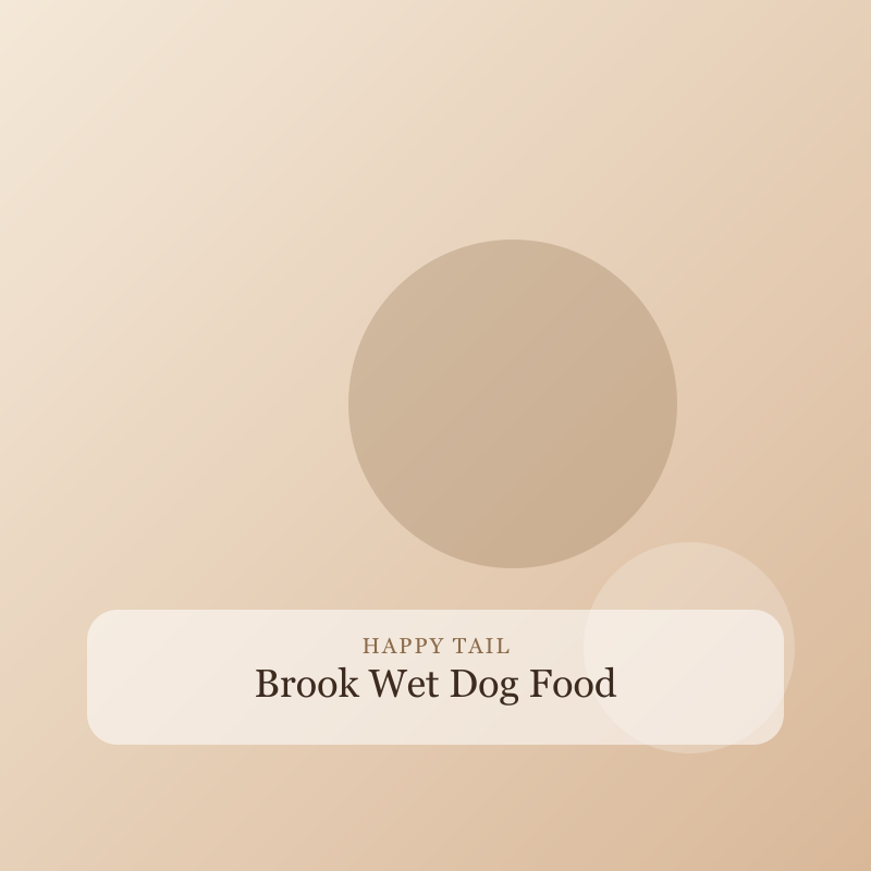 Brook Wet Dog Food detail