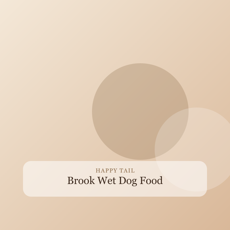 Brook Wet Dog Food detail