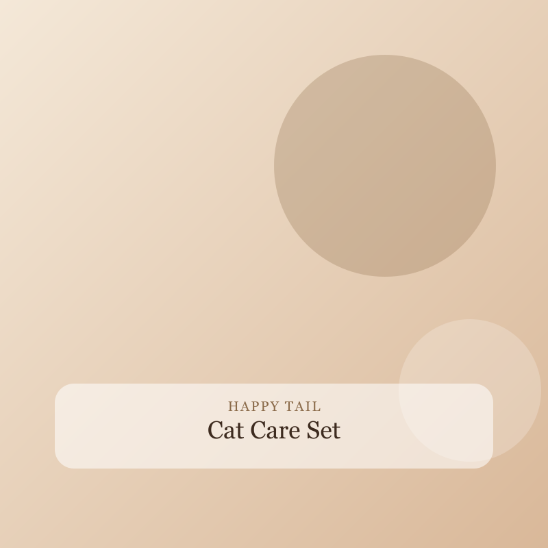 Cat Care Set, Natural clay and chicken crunch treats
