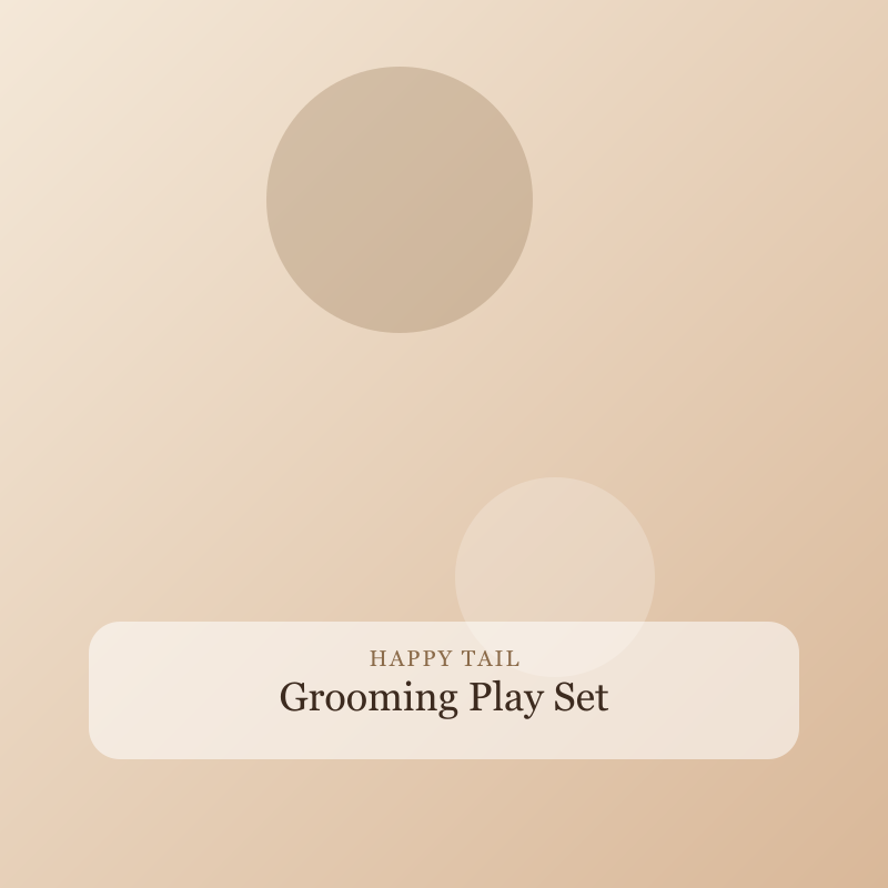 Grooming Play Set detail