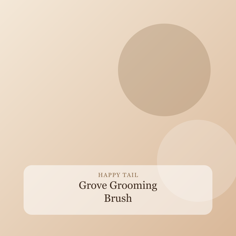 Grove Grooming Brush, Beech wood and steel pins