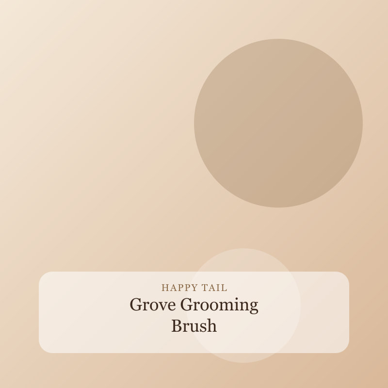 Grove Grooming Brush detail