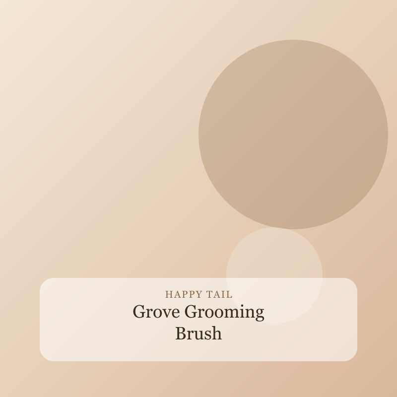 Grove Grooming Brush detail