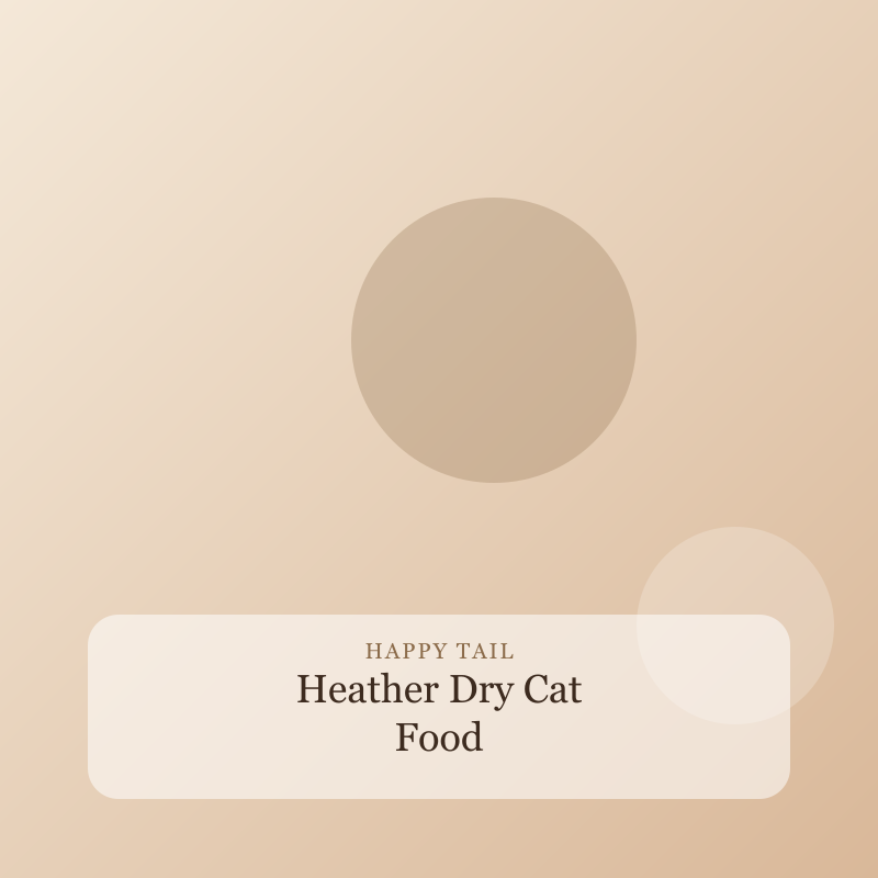 Heather Dry Cat Food detail