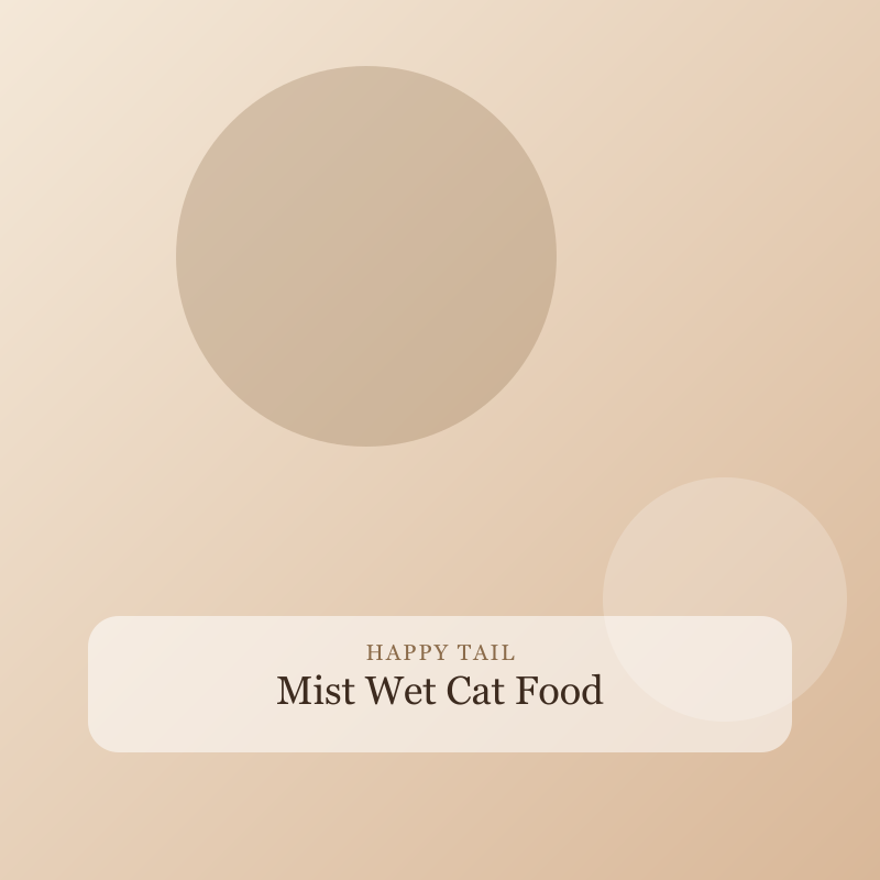 Mist Wet Cat Food, Chicken pate