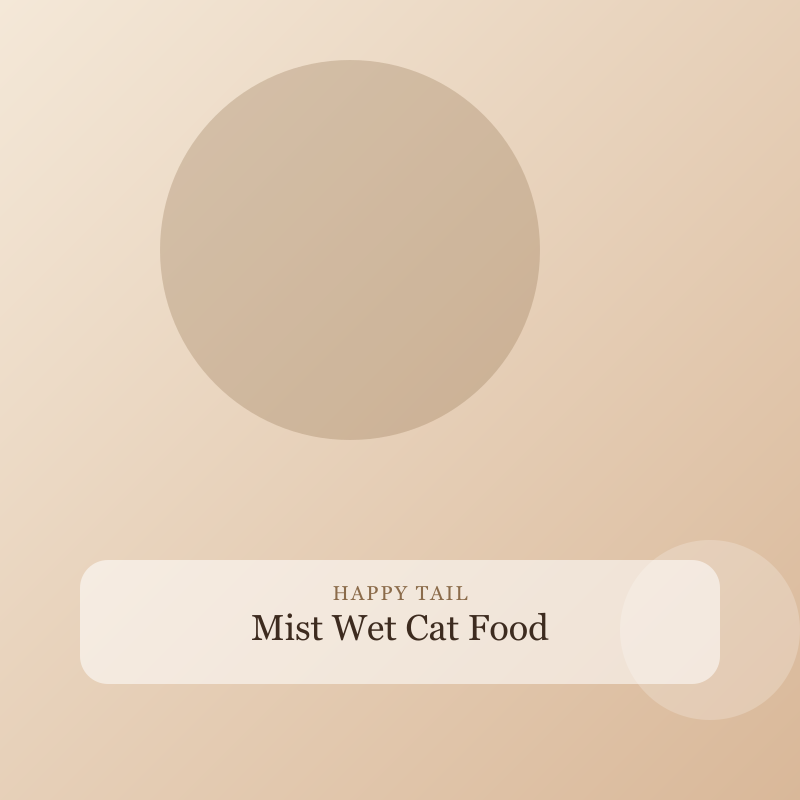 Mist Wet Cat Food detail
