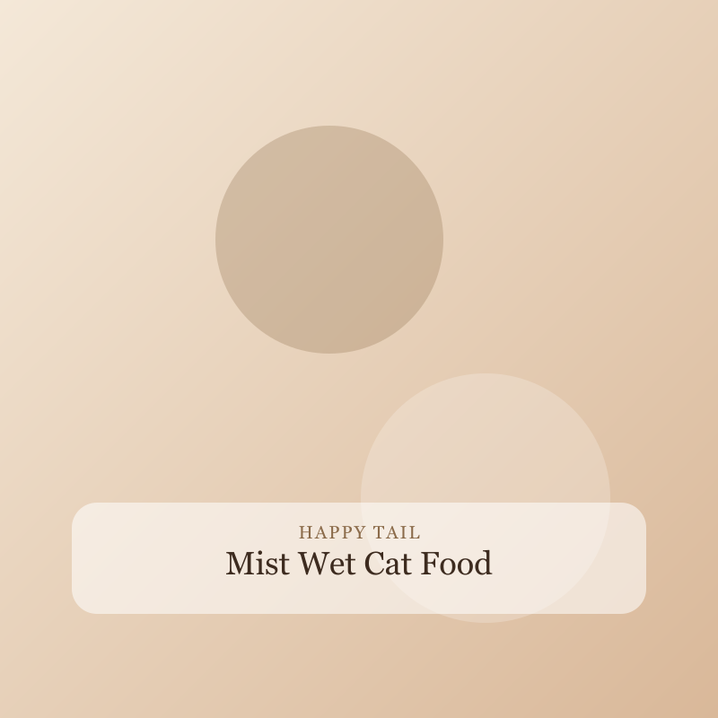 Mist Wet Cat Food detail